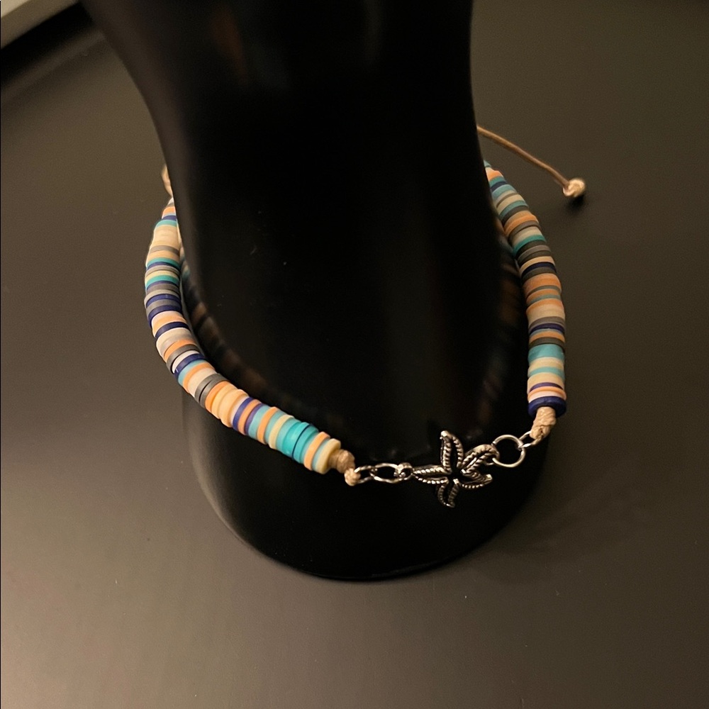 Multicolor Beaded Starfish Bracelet/Anklet